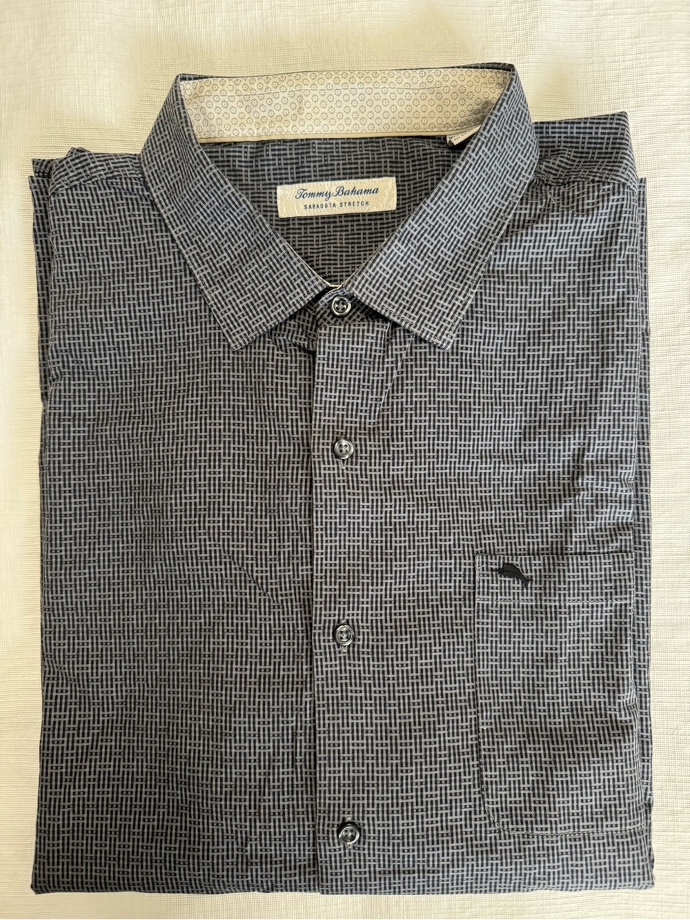Tommy Bahama Dark Gray Casual Button-Down Shirt XXL